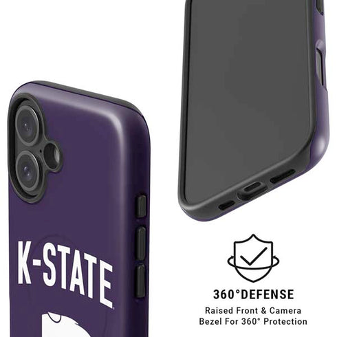 Kansas State University K-State Logo iPhone 16 Plus Magsafe Impact Case