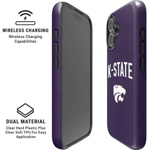 Kansas State University K-State Logo iPhone 16 Plus Magsafe Impact Case