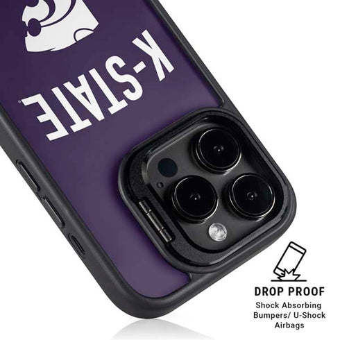 Kansas State University K-State Logo iPhone 16 Pro Max Kickstand Case