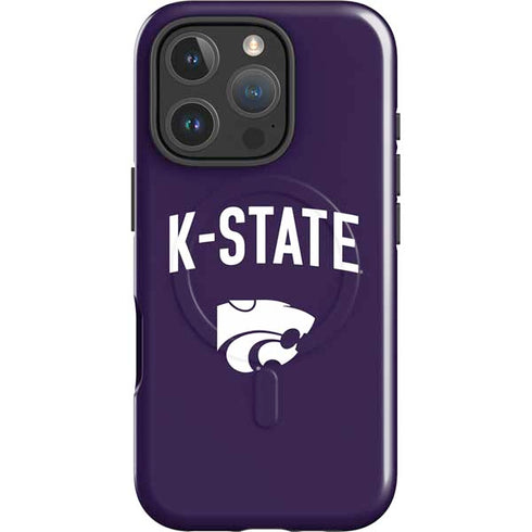 Kansas State University K-State Logo iPhone 16 Pro Max Magsafe Impact Case