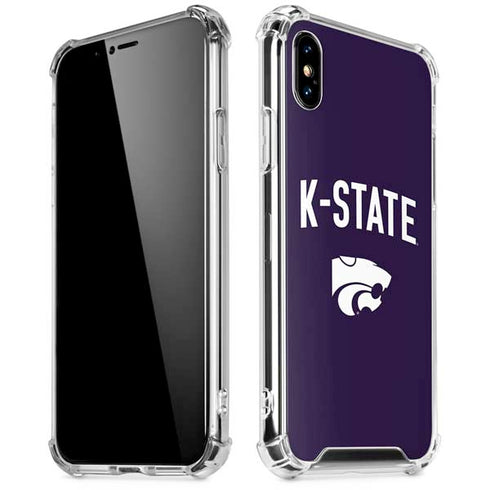 Kansas State University K-State Logo iPhone X/XS Clear Case
