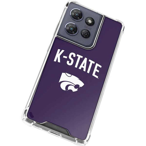 Kansas State University K-State Logo Moto G 5G (2025) Clear Case