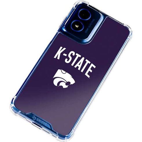 Kansas State University K-State Logo Moto G 5G (2024) Clear Case