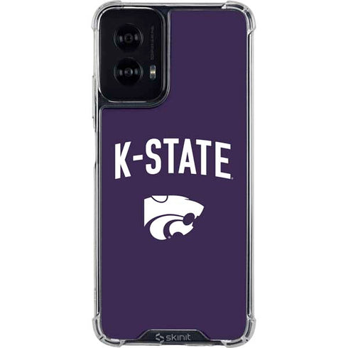 Kansas State University K-State Logo Moto G Power 5G (2024) Clear Case
