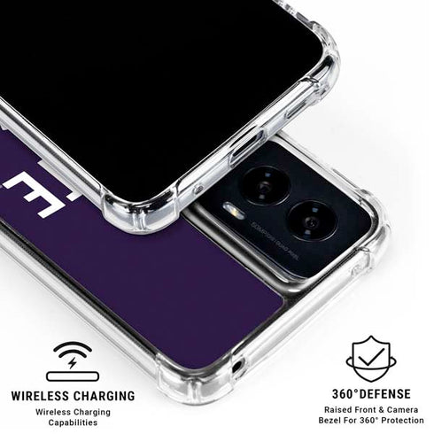Kansas State University K-State Logo Moto G Power 5G (2024) Clear Case