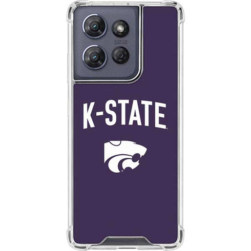 Kansas State University K-State Logo Moto G Power 5G (2025) Clear Case
