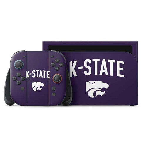 Kansas State University K-State Logo Nintendo Skins