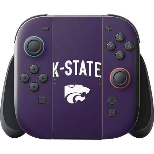 Kansas State University K-State Logo Nintendo Switch 2 (2025) with Joy-Con Skin