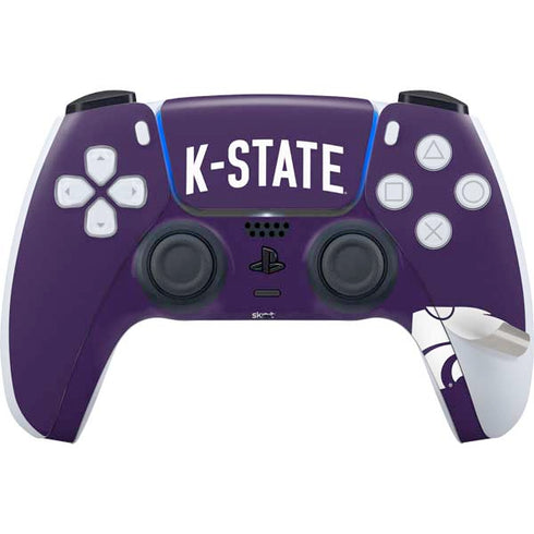 Kansas State University K-State Logo PS5 Pro Disk Bundle Skin