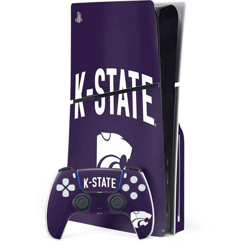 Kansas State University K-State Logo PlayStation PS5 Skins