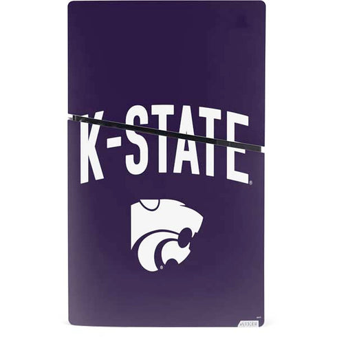 Kansas State University K-State Logo PS5 Slim Digital Edition Console Skin
