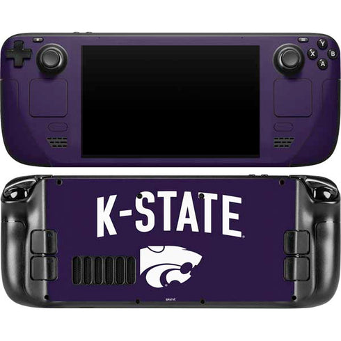 Kansas State University K-State Logo Steam Deck Handheld Gaming Computer OLED Skin
