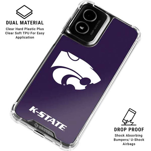 Kansas State University K-State Moto G Power 5G (2024) Clear Case
