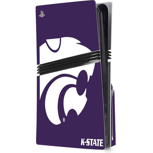 Kansas State University K-State PS5 Pro Disk Console Skin