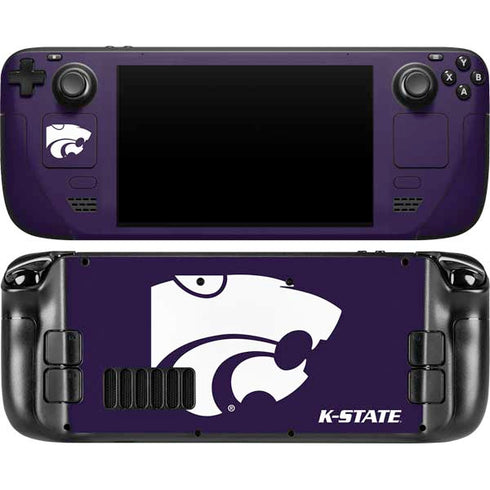 Kansas State University K-State Steam Deck Handheld Gaming Computer OLED Skin
