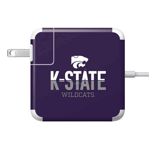 Kansas State University K-State Wildcats Gradient 85W Power Adapter (15 and 17 inch MacBook Pro Charger) Skin