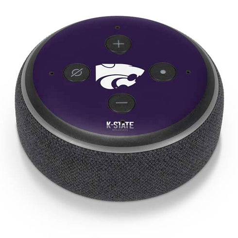 Kansas State University K-State Wildcats Gradient Amazon Echo Dot Skin
