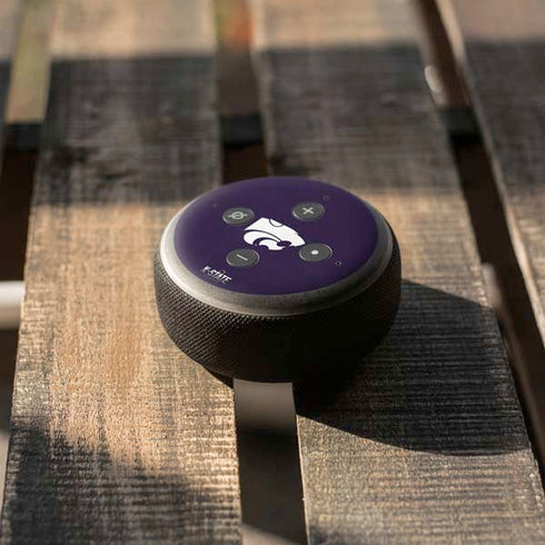 Kansas State University K-State Wildcats Gradient Amazon Echo Dot Skin