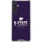 Kansas State University K-State Wildcats Gradient Galaxy A17 Clear Case