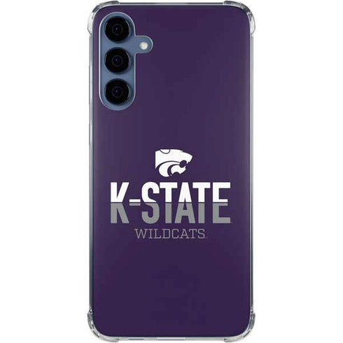 Kansas State University K-State Wildcats Gradient Galaxy A55 5G Clear Case