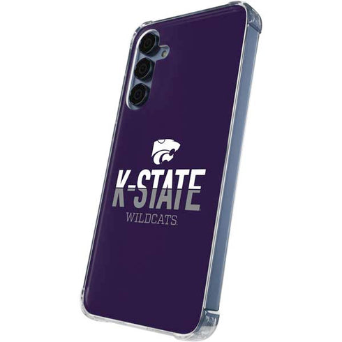 Kansas State University K-State Wildcats Gradient Galaxy A55 5G Clear Case