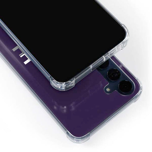 Kansas State University K-State Wildcats Gradient Galaxy A55 5G Clear Case