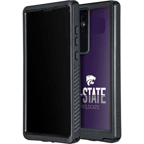 Kansas State University K-State Wildcats Gradient Galaxy S24 Ultra Waterproof Case