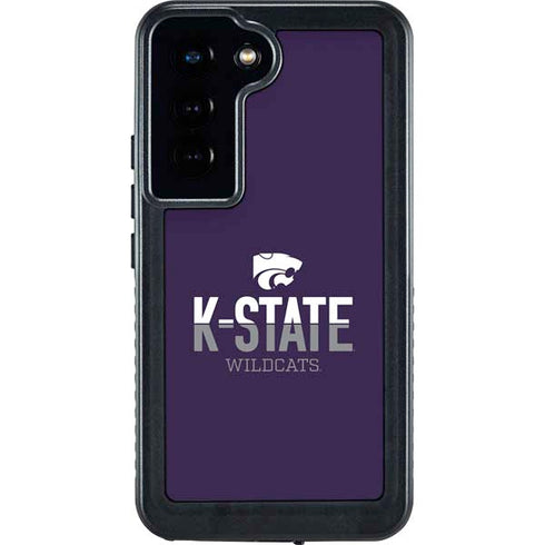 Kansas State University K-State Wildcats Gradient Galaxy S24 Waterproof Case