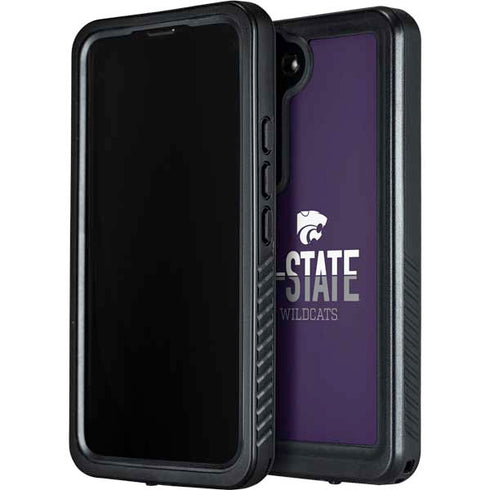 Kansas State University K-State Wildcats Gradient Galaxy S24 Waterproof Case