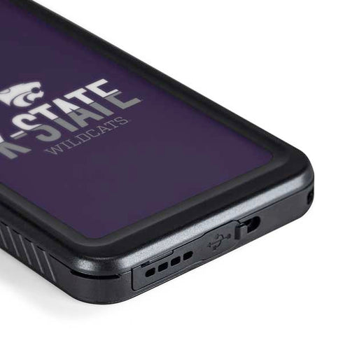 Kansas State University K-State Wildcats Gradient Galaxy S24 Waterproof Case