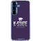 Kansas State University K-State Wildcats Gradient Galaxy S25 Clear Case