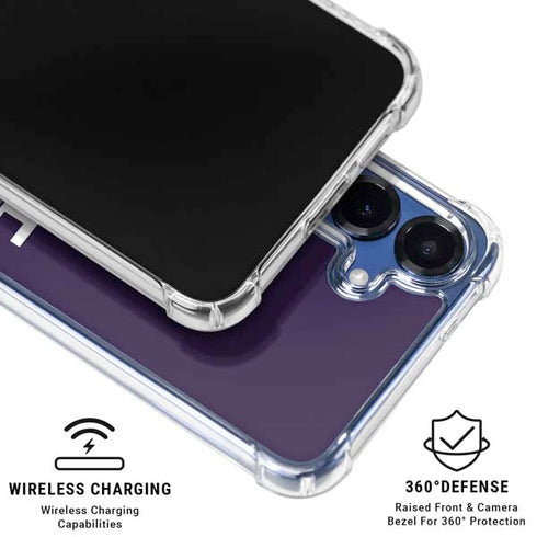 Kansas State University K-State Wildcats Gradient Galaxy S25 Clear Case