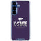 Kansas State University K-State Wildcats Gradient Galaxy S25 FE Clear Case