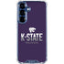 Kansas State University K-State Wildcats Gradient Galaxy S25 FE Clear Case