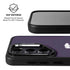 Kansas State University K-State Wildcats Gradient Galaxy S25 FE Kickstand Case