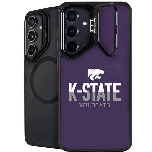 Kansas State University K-State Wildcats Gradient Galaxy S26 Plus Kickstand Case