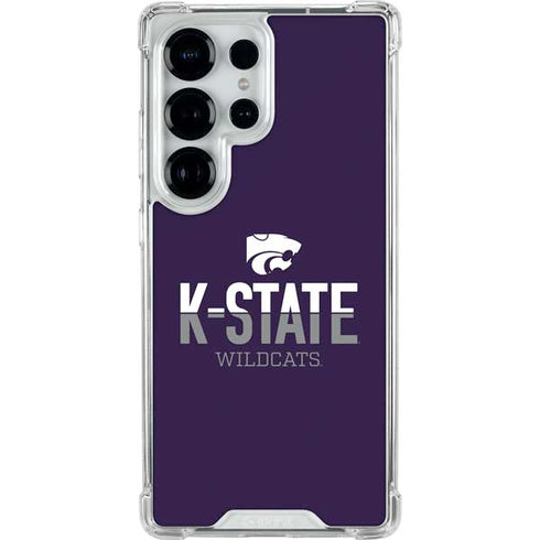 Kansas State University K-State Wildcats Gradient Galaxy S26 Ultra Clear Case