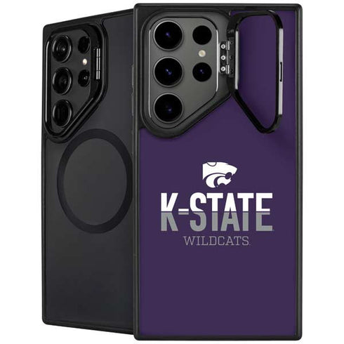 Kansas State University K-State Wildcats Gradient Galaxy S26 Ultra Kickstand Case