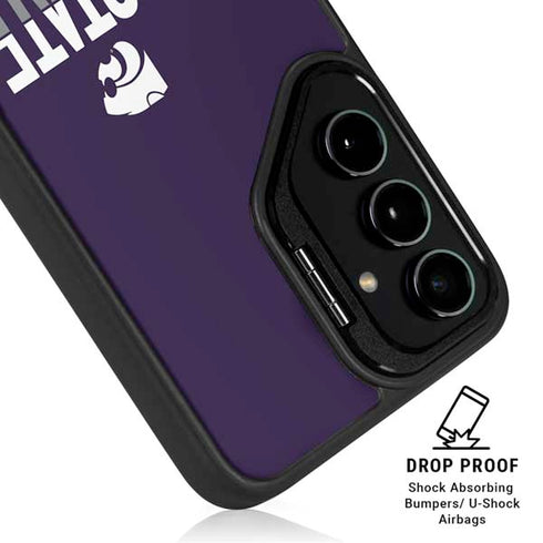 Kansas State University K-State Wildcats Gradient Galaxy S26 Ultra Kickstand Case