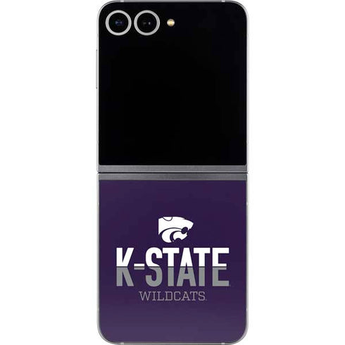 Kansas State University K-State Wildcats Gradient Galaxy Z Flip6 Skin