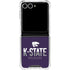 Kansas State University K-State Wildcats Gradient Galaxy Z Flip7 Clear Case