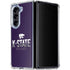 Kansas State University K-State Wildcats Gradient Galaxy Z Fold5 5G Clear Case