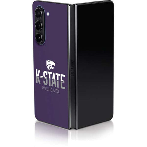 Kansas State University K-State Wildcats Gradient Galaxy Z Fold5 5G Skin