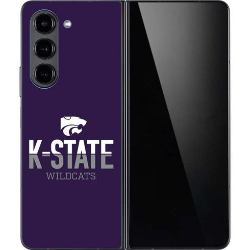Kansas State University K-State Wildcats Gradient Galaxy Z Fold5 5G Skin