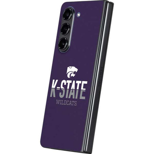 Kansas State University K-State Wildcats Gradient Galaxy Z Fold5 5G Skin