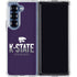 Kansas State University K-State Wildcats Gradient Galaxy Z Fold6 Clear Case