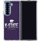Kansas State University K-State Wildcats Gradient Galaxy Z Fold7 Clear Case