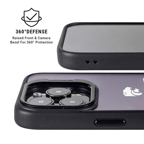 Kansas State University K-State Wildcats Gradient iPhone 14 Pro Max Kickstand Case