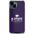 Kansas State University K-State Wildcats Gradient iPhone 15 Clear Case
