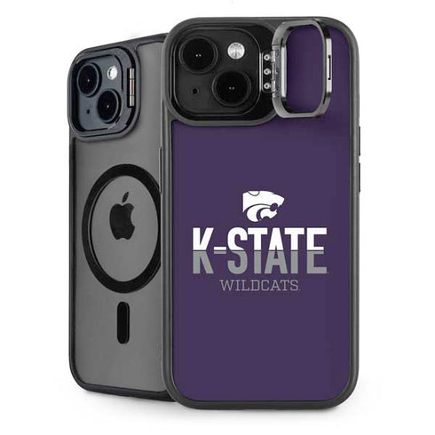 Kansas State University K-State Wildcats Gradient iPhone 15 Kickstand Case